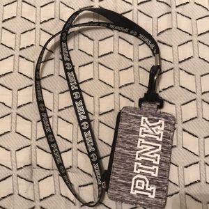Vs PINK ID lanyard